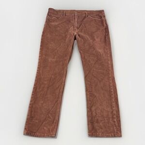 Levis 511 Corduroy Pants Mens 40x30 Brown Slim Fit Straight Leg Casual Stretch
